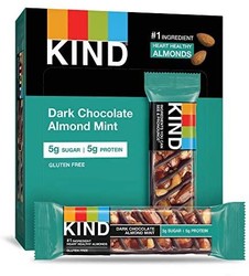 KIND 能量棒 黑巧克力薄荷，无麸质，低糖，1.4盎司/约40克，12支