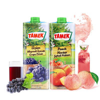 Tamek 荅梅肯 葡萄汁1L+水蜜桃汁1L