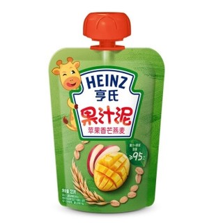 Heinz 亨氏 婴儿水果泥 120g *6包装 *3件