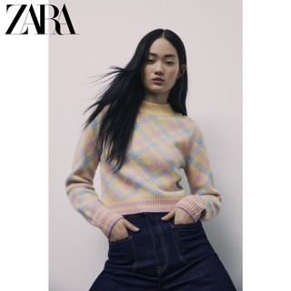 ZARA 新款 女装 长袖圆领针织毛衣 05755012050