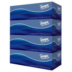 得宝（Tempo）盒装抽纸3层90抽4盒 德宝抽纸加厚抽取式卫生纸车载纸(天然无香) *6件