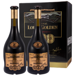 法国进口路易高登 康纳 赤霞珠干型葡萄酒14.5%voI干红750ML*2礼盒装