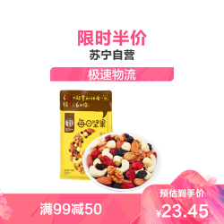 华味亨 每日坚果A款175g袋装儿童装每日坚果网红休闲零食混合装 *3件