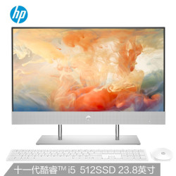 惠普(HP)星系列青春版高清一体机电脑23.8英寸(11代i5-1135G7 16G 512SSD 无线蓝牙 三年上门)FHD高色域
