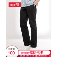 Baleno 班尼路 男士陶瓷磨毛休闲裤