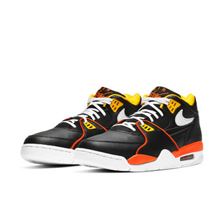 NIKE 耐克 Air Flight 89 男子休闲运动鞋 DD1171-001 黑/白/闪橙/阿马里洛黄 40.5