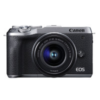 Canon 佳能 EOS M6 Mark II APS-C画幅 微单相机 银色