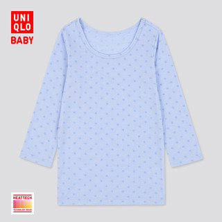 优衣库 婴儿/幼儿 HEATTECH U领T恤(长袖 温暖) 429859 UNIQLO