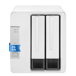 TERRAMASTER 铁威马 F2-221 2盘位NAS(J3355、2GB)