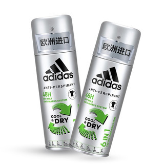 adidas 阿迪达斯 多效男士止汗喷雾 150ml*2