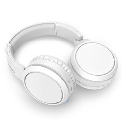 PHILIPS 飞利浦 TAH5205 耳罩式头戴式降噪蓝牙耳机 纯净白