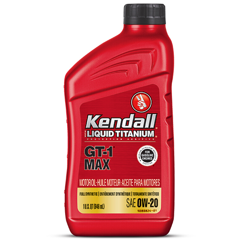 Kendall 康度 GT-1 MAX系列 0W-20 SN PLUS级 全合成机油 946ml