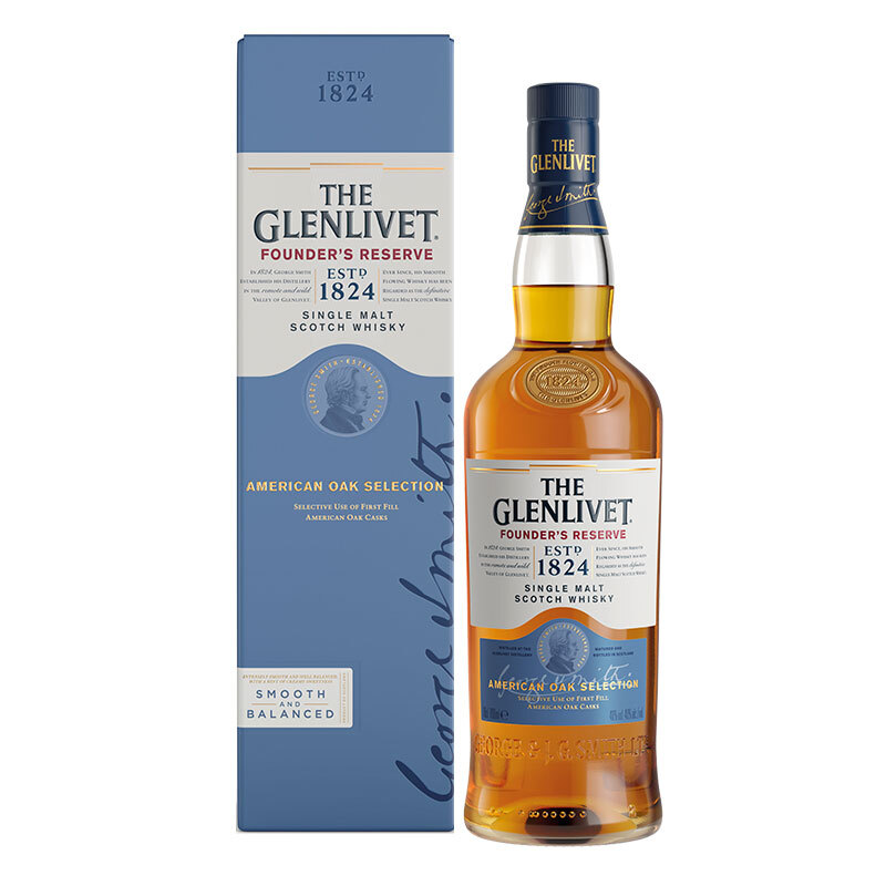 THE GLENLIVET 格兰威特 创始人甄选 单一麦芽 苏格兰威士忌 40%vol