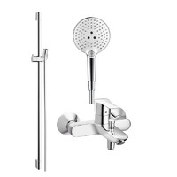 hansgrohe 汉斯格雅 飞雨系列 花洒套装 71242浴缸龙头+265314手持花洒 圆形