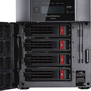 BUFFALO 巴法络 TS6400DN 4盘位NAS（C3538、8GB、4TB*2硬盘)