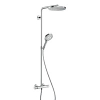 hansgrohe 汉斯格雅 沄雨系列 27633007 一体式恒温花洒套装