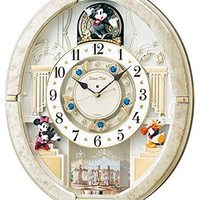 七王星 SEIKO 精工米老鼠 电波 模拟 自动装置 12曲米奇&朋友们 Disney Time 白 大理石