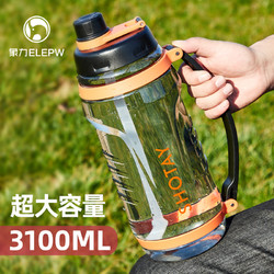 超大容量塑料水杯男女便携带吸管杯子耐高温户外运动水壶大号水瓶