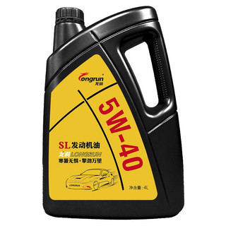 longrun 龙润 SL系列 5W-40 SL级 全合成机油 4L