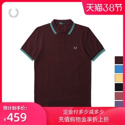 FRED PERRY男装POLO衫春季休闲英伦麦穗短袖上衣潮M3600