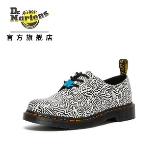 Drmartens X KEITH HARING 艺术联名1461印花涂鸦3孔春夏马丁单鞋