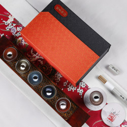 隐庐 陈慧敏老师出品 油滴兔毫盏七贤杯套装