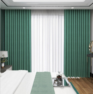 商品sunpathie 西米亚全遮光窗帘 松石绿