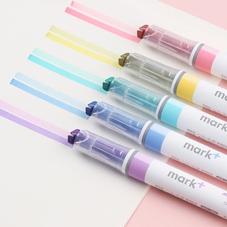 KOKUYO 国誉 MARK+系列 PM-MT100-5S 双头荧光笔 混色 5支装