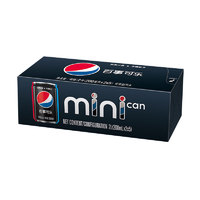 pepsi 百事 可乐 无糖 Pepsi 迷你可乐汽水 200ml*20 听装新老包装随机发货