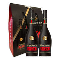 人头马 Remy Martin）洋酒 VSOP优质香槟区干邑白兰地礼盒 375ml*2瓶