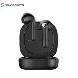 SoundPEATS 泥炭  TrueAir2 真无线蓝牙耳机 半入耳式TWS耳机 蓝牙5.2 适用苹果华为小米手机 黑色