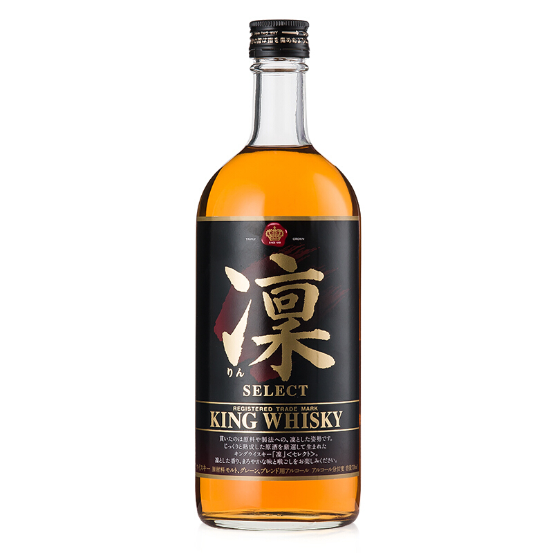 日本进口威士忌俏雅 CHOYA 凛威士忌入门级日本威士忌蒸馏酒720ml