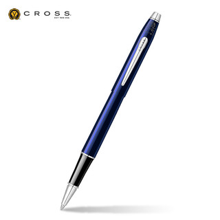 高仕（CROSS）宝珠笔 CLASSIC CENTURY新经典系列 商务办公简约时尚 蓝亮漆白夹AT0085-112