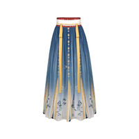 十三余 汉服 金钗斗 女士一片式下裙 SHF111352