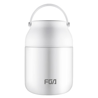 富光FGA臻系列焖烧杯316不锈钢真空保温桶便携提锅焖烧罐 白色 500ml *3件