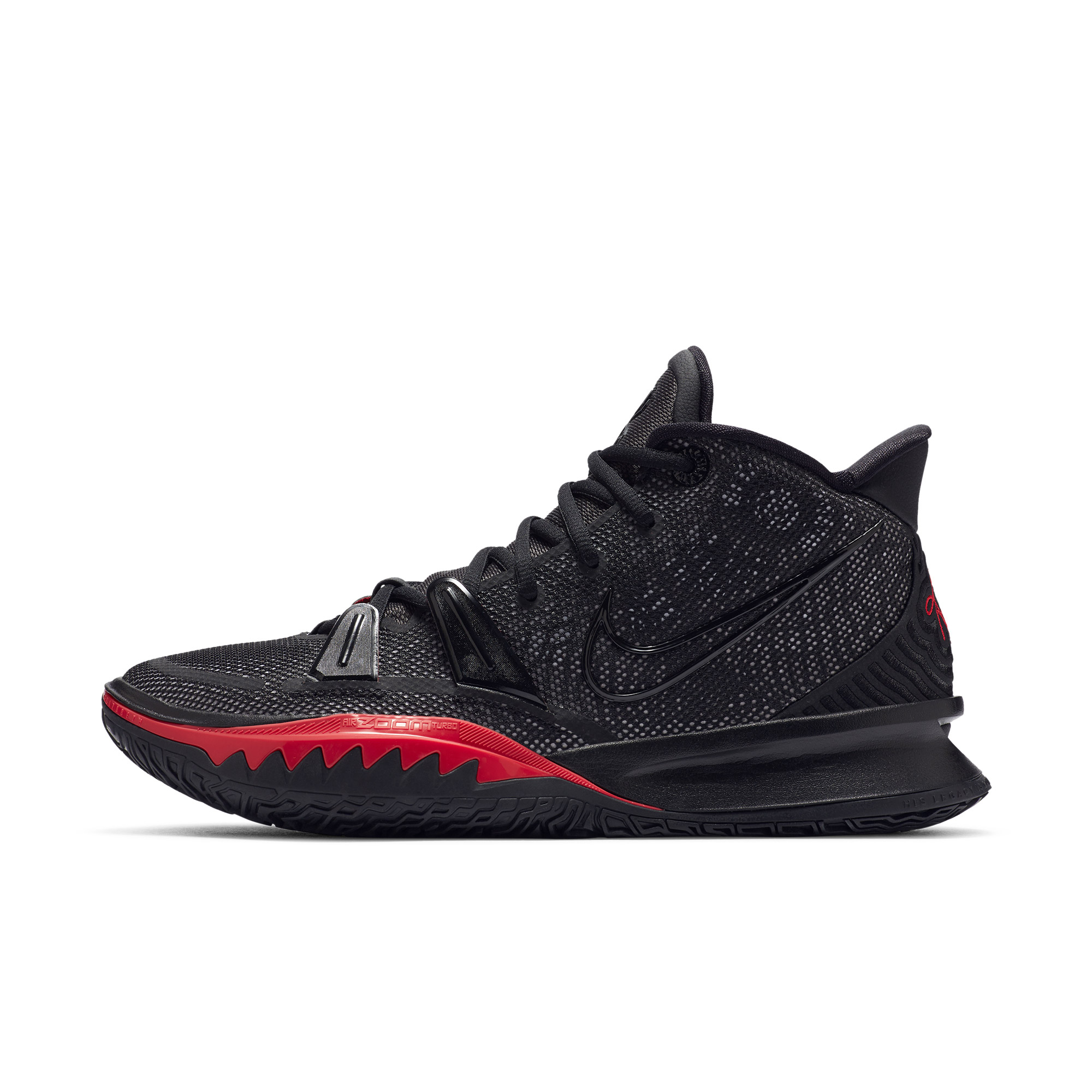nike 耐克 kyrie 7 ep 男子篮球鞋 cq9327-001 黑/大学红/白色/黑 39