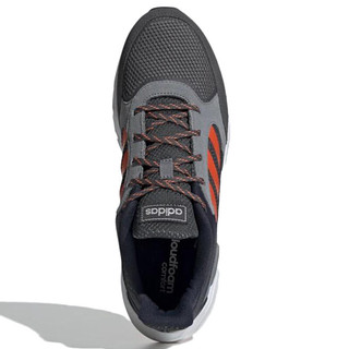 adidas 阿迪达斯 90s Valasion 男子跑鞋 EE9894 黑灰橙 44.5