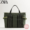 ZARA 新款 男包 卡其绿色科技面料运动健身保龄球包 13113720032