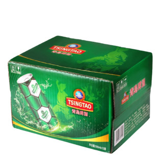 TSINGTAO 青岛啤酒 足球罐啤酒 500ml*12听*2箱