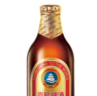 TSINGTAO 青岛啤酒 小棕金啤酒 296ml*24瓶