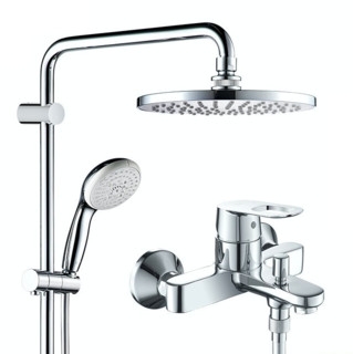 GROHE 高仪 新天瀑淋浴系列 花洒套装 27389002花洒+23355000浴缸龙头