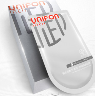 UNIFON 御泥坊 男士水动力保湿海藻面膜 25ml*5片