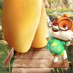 三只松鼠蜜饯果脯_three squirrels 三只松鼠 芒果干116gx3袋蜜饯果脯