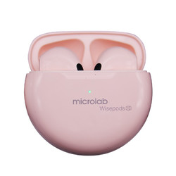 麦博（Microlab）wisepods10真无线蓝牙耳机入耳式触控耳塞适用于苹果华为小米粉色