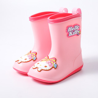 Hello Kitty 凯蒂猫 儿童雨靴