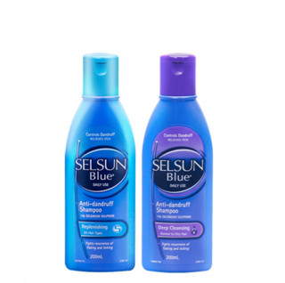 Selsun blue 洗发水套装 (滋养修护200ml+深层洁净200ml)
