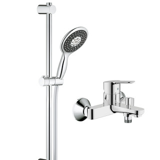 GROHE 高仪 按键式手持花洒套装 23348实心水龙头+26112花洒