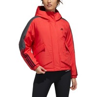 adidas 阿迪达斯 新春系列 W CNY X-BU JKT 女子运动夹克 GN7377 浅猩红 XXL