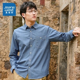 JEANSWEST 真维斯 JW-11-131TB502 男士纯棉长袖衬衫