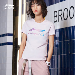 LI-NING 李宁 AHSP302 女款针织T恤